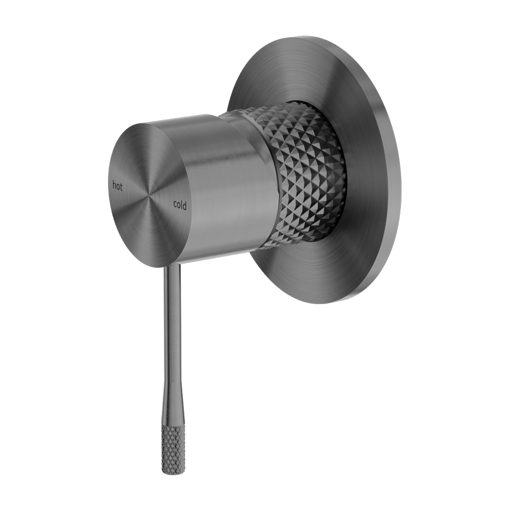 OPAL SHOWER MIXER 80MM PLATE GRAPHITE