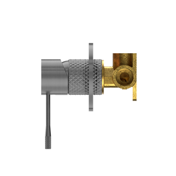 Opal Shower Mixer 80MM Plate Graphite — Gunmetal