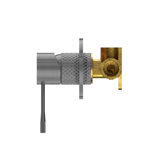 OPAL SHOWER MIXER 80MM PLATE GRAPHITE