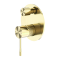 OPAL SHOWER MIXER WITH DIVERTOR BRUSHED GOLD