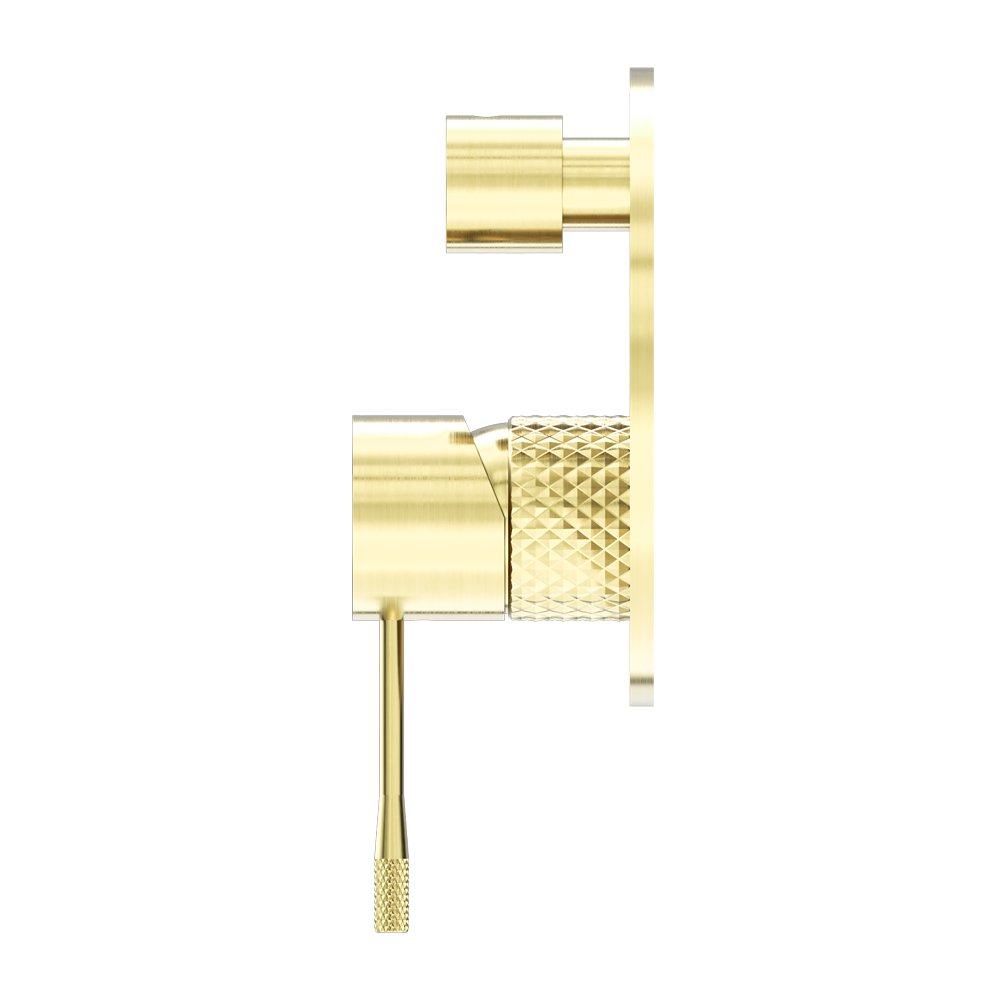 OPAL SHOWER MIXER WITH DIVERTOR BRUSHED GOLD