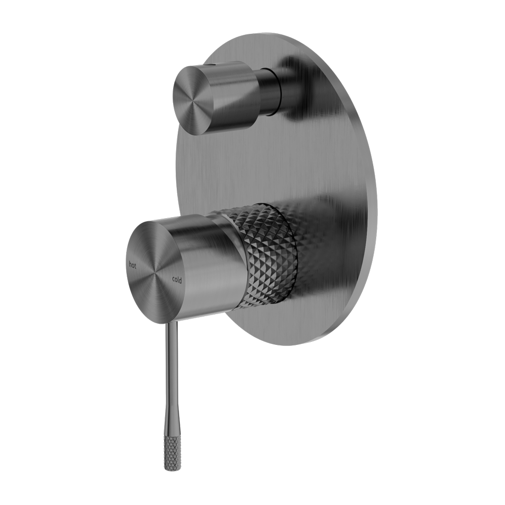 OPAL SHOWER MIXER WITH DIVERTOR GRAPHITE