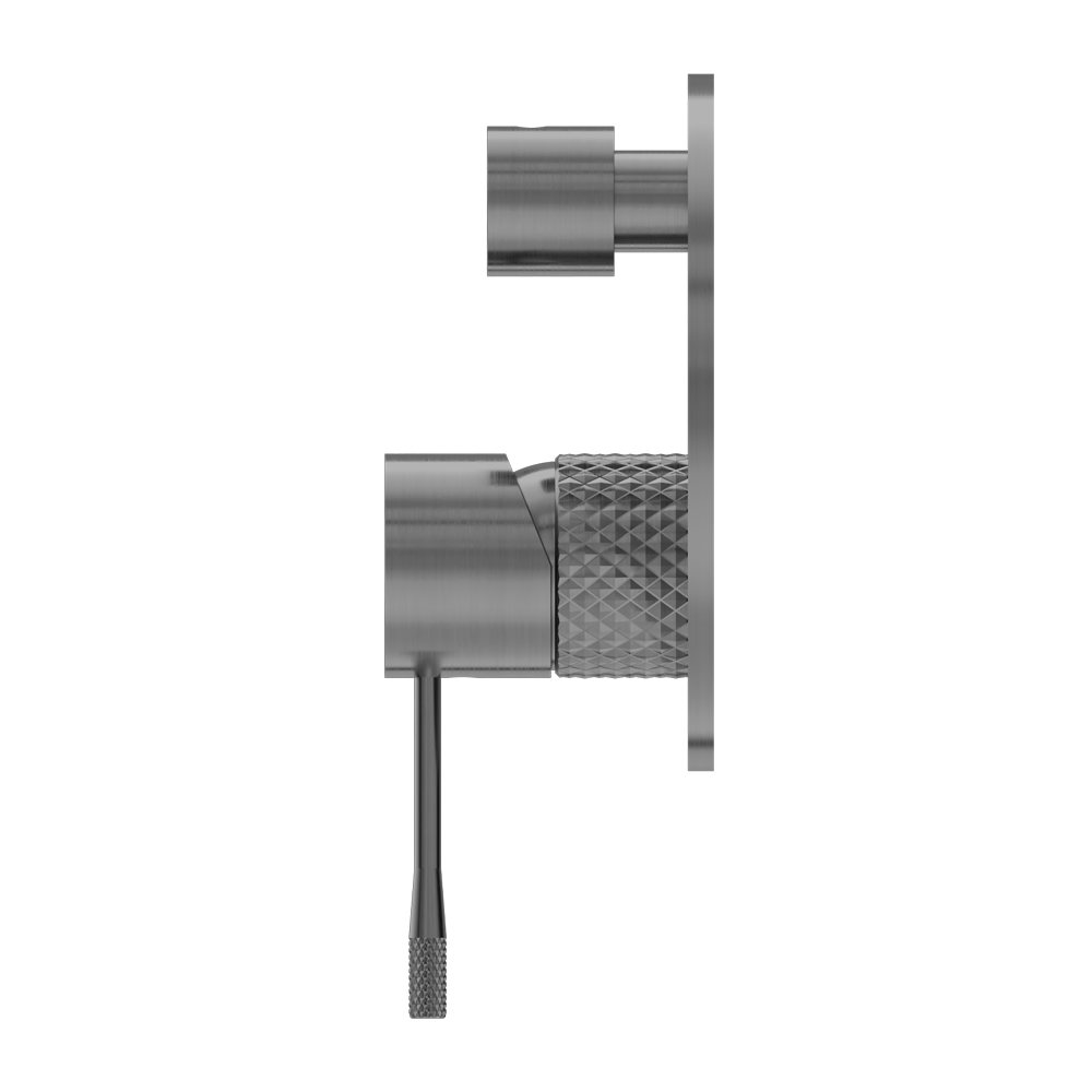 OPAL SHOWER MIXER WITH DIVERTOR GRAPHITE