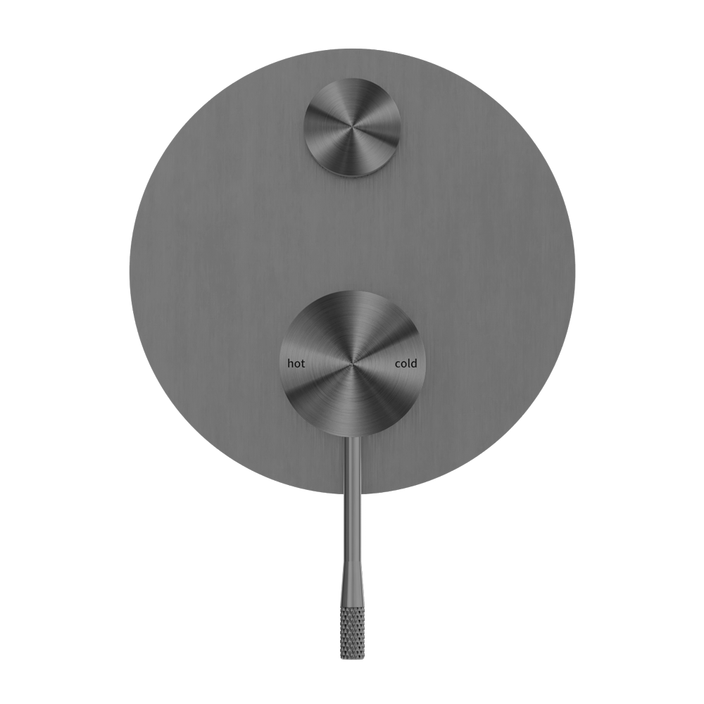 OPAL SHOWER MIXER WITH DIVERTOR GRAPHITE