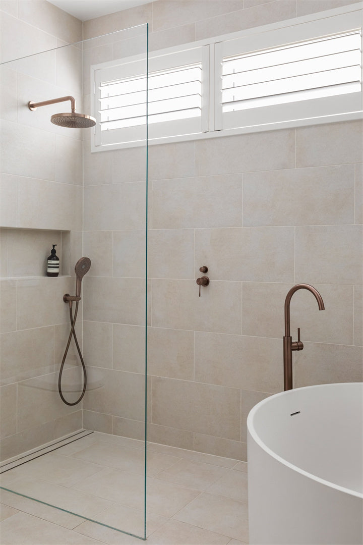 MECCA FREESTANDING BATH MIXER BRUSHED BRONZE