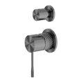 OPAL SHOWER MIXER WITH DIVERTOR SEPARATE PLATE GRAPHITE