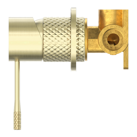 OPAL SHOWER MIXER 60MM PLATE BRUSHED GOLD
