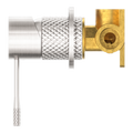 OPAL SHOWER MIXER 60MM PLATE BRUSHED NICKEL