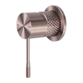 OPAL SHOWER MIXER 60MM PLATE BRUSHED BRONZE