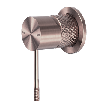 Opal Shower Mixer 60MM Plate Brushed Bronze