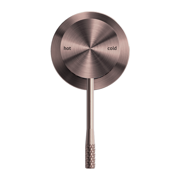OPAL SHOWER MIXER 60MM PLATE BRUSHED BRONZE