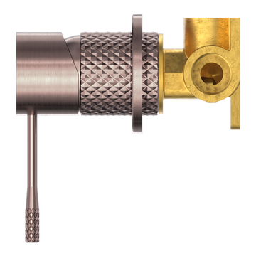 Opal Shower Mixer 60MM Plate Brushed Bronze