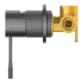 OPAL SHOWER MIXER 60MM PLATE GRAPHITE