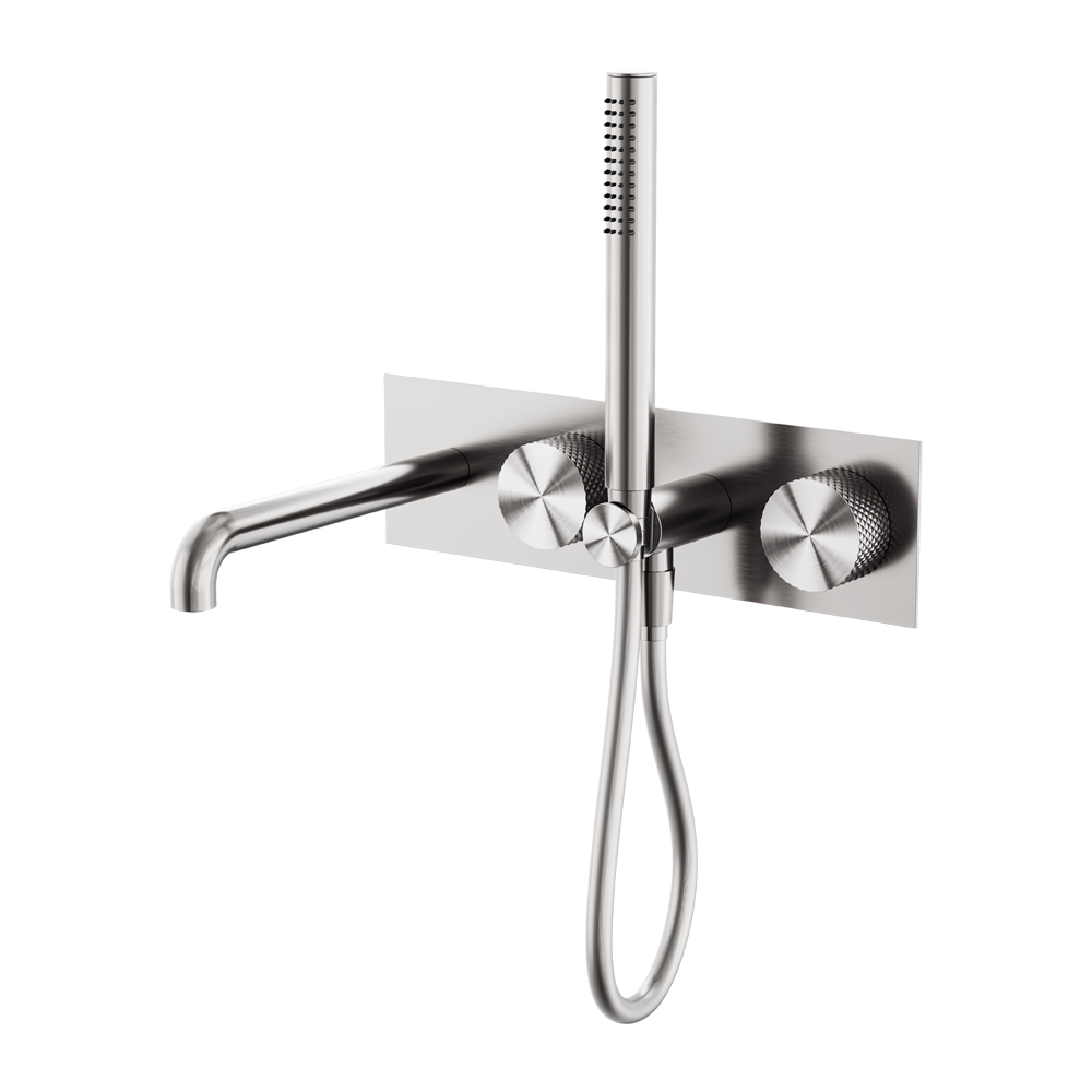 OPAL PROGRESSIVE SHOWER SYSTEM WITH SPOUT 230/250MM BRUSHED NICKEL