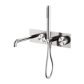OPAL PROGRESSIVE SHOWER SYSTEM WITH SPOUT 230/250MM BRUSHED NICKEL