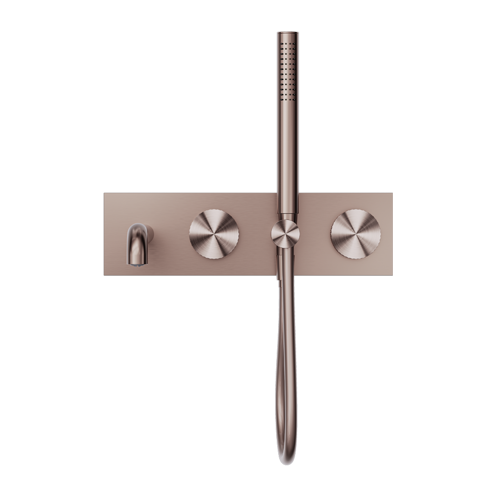 OPAL PROGRESSIVE SHOWER SYSTEM WITH SPOUT 230/250MM BRUSHED BRONZE