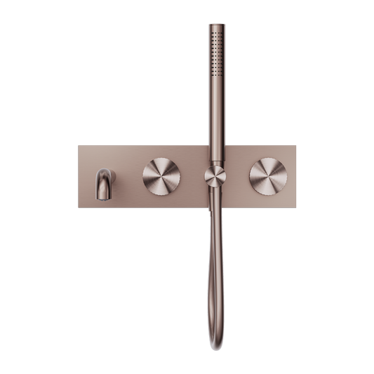 OPAL PROGRESSIVE SHOWER SYSTEM WITH SPOUT 230/250MM BRUSHED BRONZE