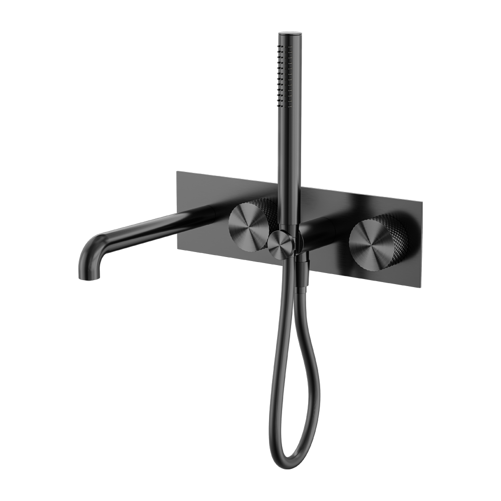 OPAL PROGRESSIVE SHOWER SYSTEM WITH SPOUT 230/250MM GRAPHITE