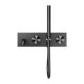 OPAL PROGRESSIVE SHOWER SYSTEM WITH SPOUT 230/250MM GRAPHITE