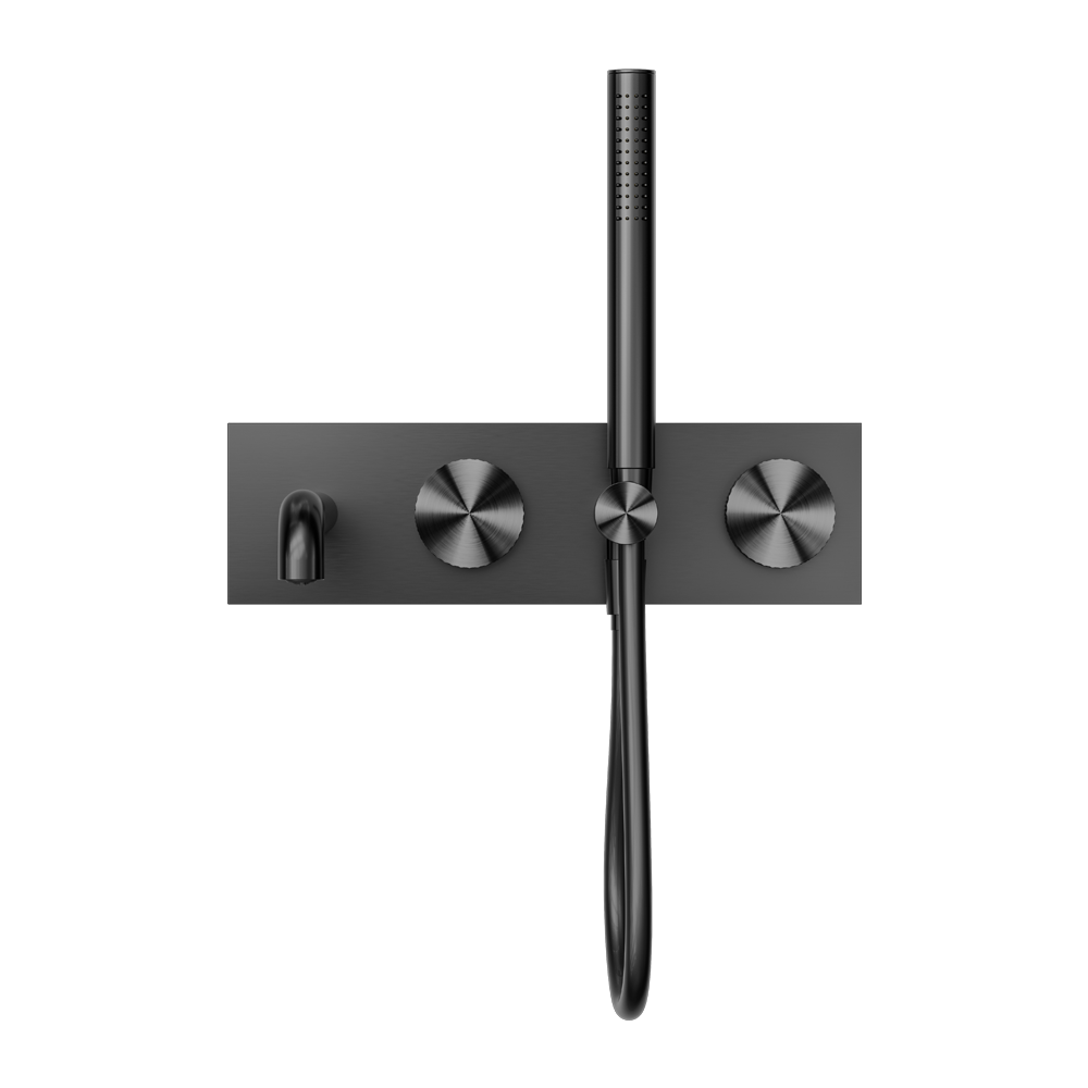 OPAL PROGRESSIVE SHOWER SYSTEM WITH SPOUT 230/250MM GRAPHITE