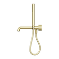 OPAL PROGRESSIVE SHOWER SYSTEM SEPARATE PLATE WITH SPOUT 230/250MM BRUSHED GOLD