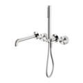OPAL PROGRESSIVE SHOWER SYSTEM SEPARATE PLATE WITH SPOUT 230/250MM BRUSHED NICKEL