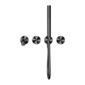 OPAL PROGRESSIVE SHOWER SYSTEM SEPARATE PLATE WITH SPOUT 230/250MM GRAPHITE