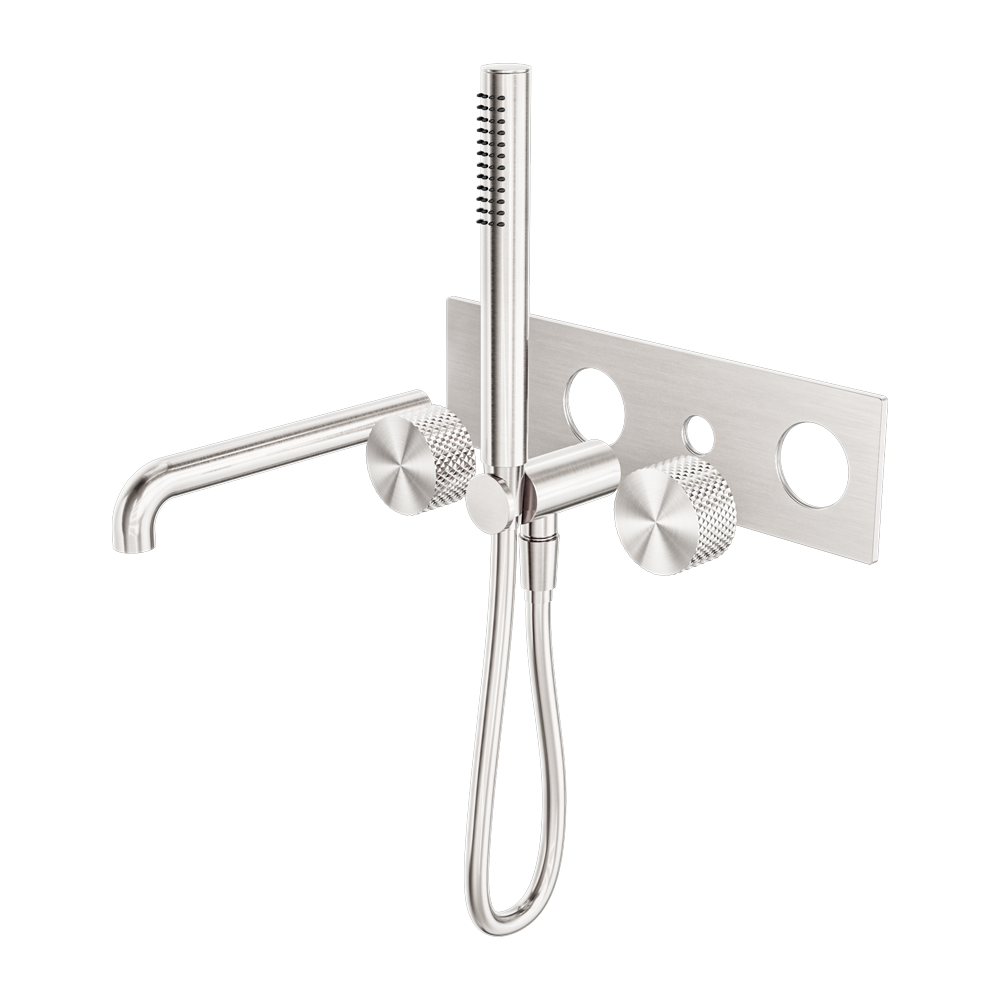 OPAL PROGRESSIVE SHOWER SYSTEM WITH SPOUT 230/250MM TRIM KITS ONLY BRUSHED NICKEL