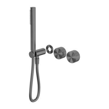 Opal Progressive Shower System Separate Plate Trim Kits Only Graphite — Gunmetal
