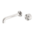 OPAL PROGRESSIVE WALL BASIN/BATH SET 120/160/185/230/260MM BRUSHED NICKEL
