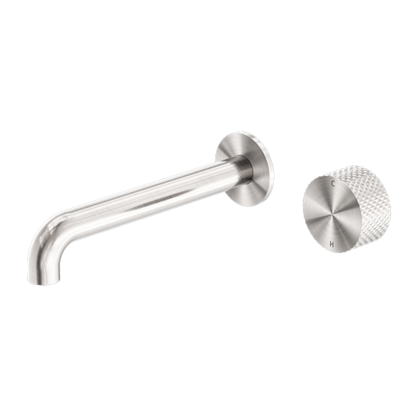 OPAL PROGRESSIVE WALL BASIN/BATH SET 120/160/185/230/260MM BRUSHED NICKEL