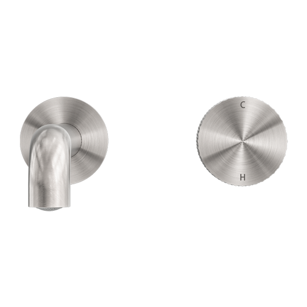OPAL PROGRESSIVE WALL BASIN/BATH SET 120/160/185/230/260MM BRUSHED NICKEL