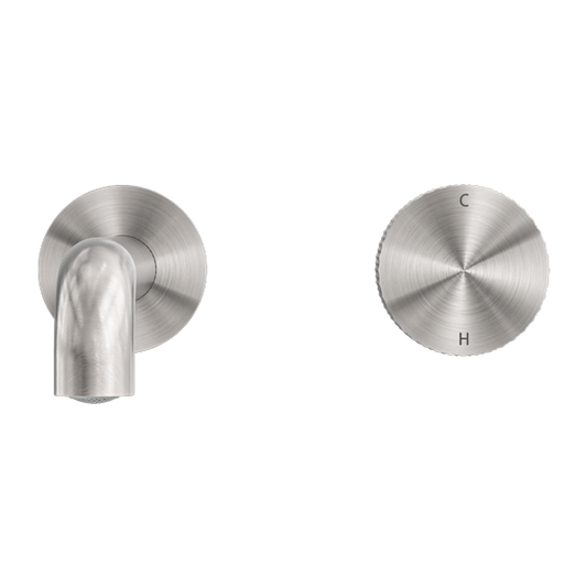 OPAL PROGRESSIVE WALL BASIN/BATH SET 120/160/185/230/260MM BRUSHED NICKEL