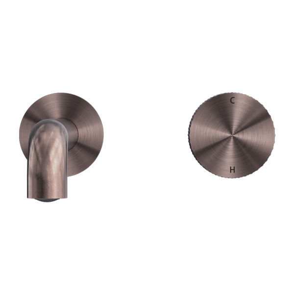 OPAL PROGRESSIVE WALL BASIN/BATH SET 120/160/185/230/260MM BRUSHED BRONZE
