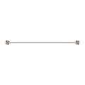 OPAL SINGLE TOWEL RAIL 600/800MM BRUSHED NICKEL