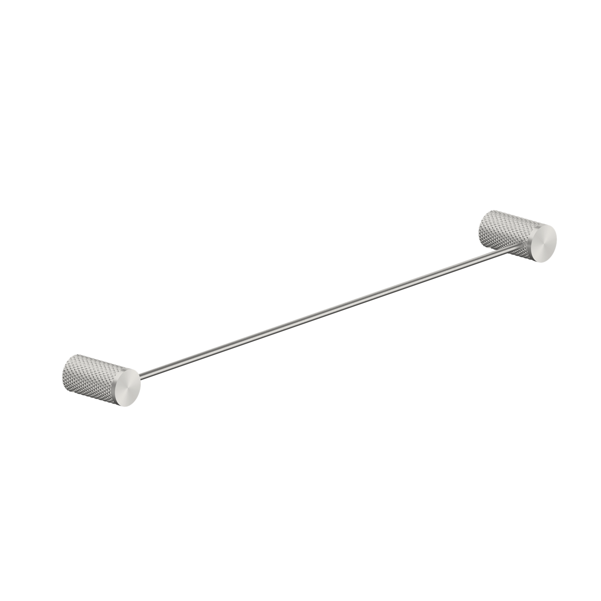 OPAL SINGLE TOWEL RAIL 600/800MM BRUSHED NICKEL