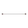 OPAL SINGLE TOWEL RAIL 600/800MM BRUSHED BRONZE