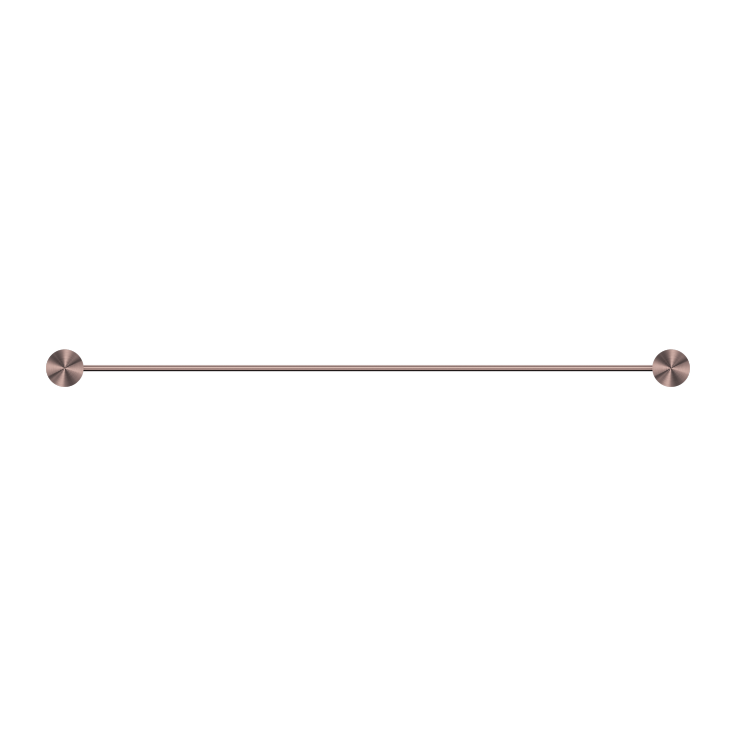 OPAL SINGLE TOWEL RAIL 600/800MM BRUSHED BRONZE