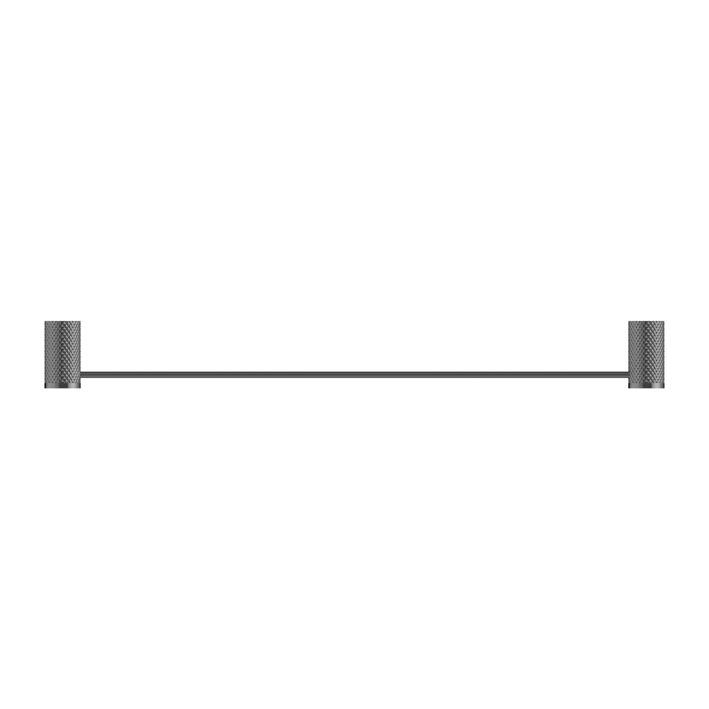 OPAL SINGLE TOWEL RAIL 600/800MM GRAPHITE