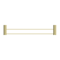 OPAL DOUBLE TOWEL RAIL 600/800MM BRUSHED GOLD