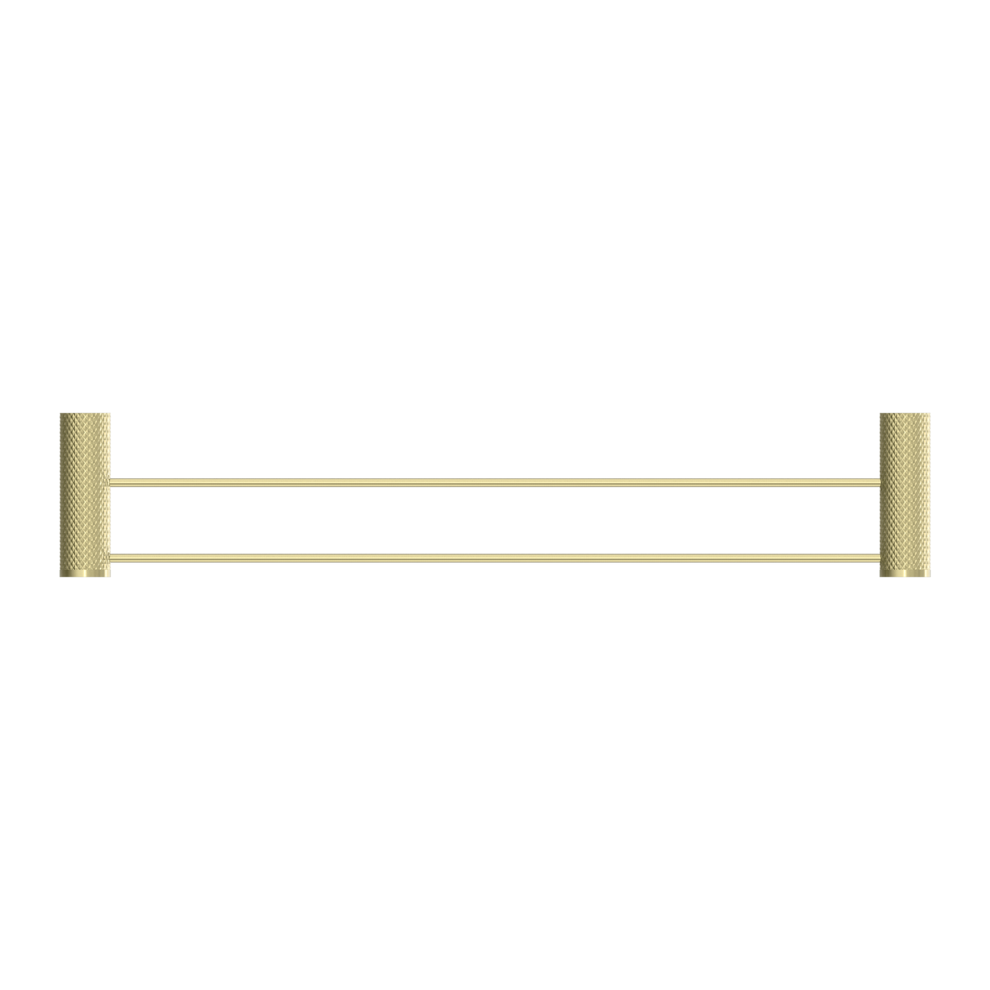 OPAL DOUBLE TOWEL RAIL 600/800MM BRUSHED GOLD