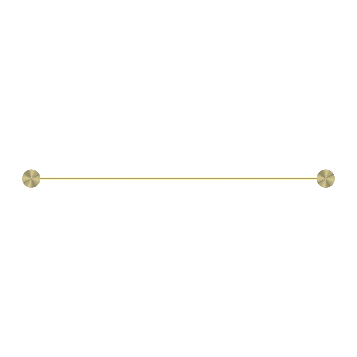 OPAL DOUBLE TOWEL RAIL 600/800MM BRUSHED GOLD