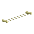 OPAL DOUBLE TOWEL RAIL 600/800MM BRUSHED GOLD
