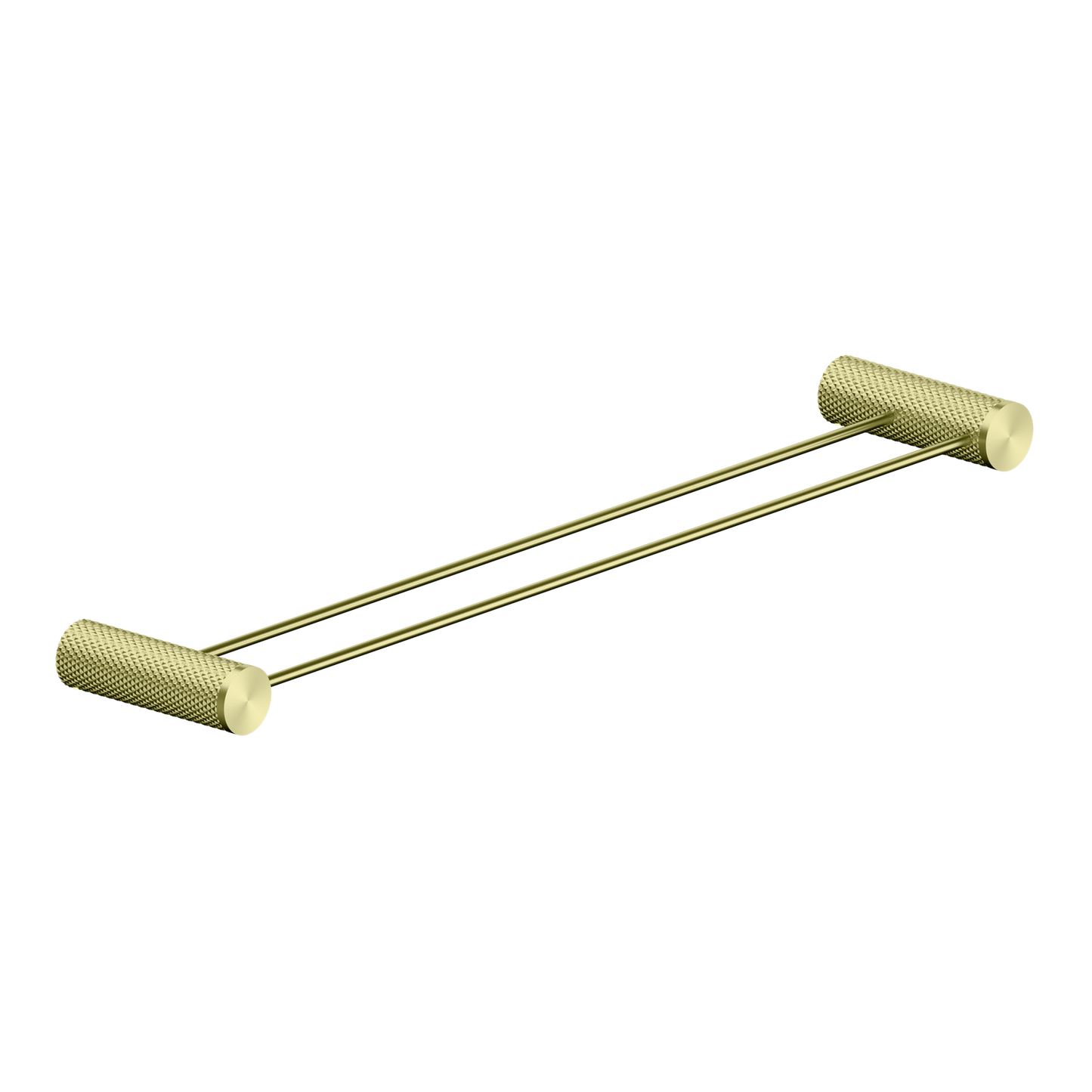 OPAL DOUBLE TOWEL RAIL 600/800MM BRUSHED GOLD