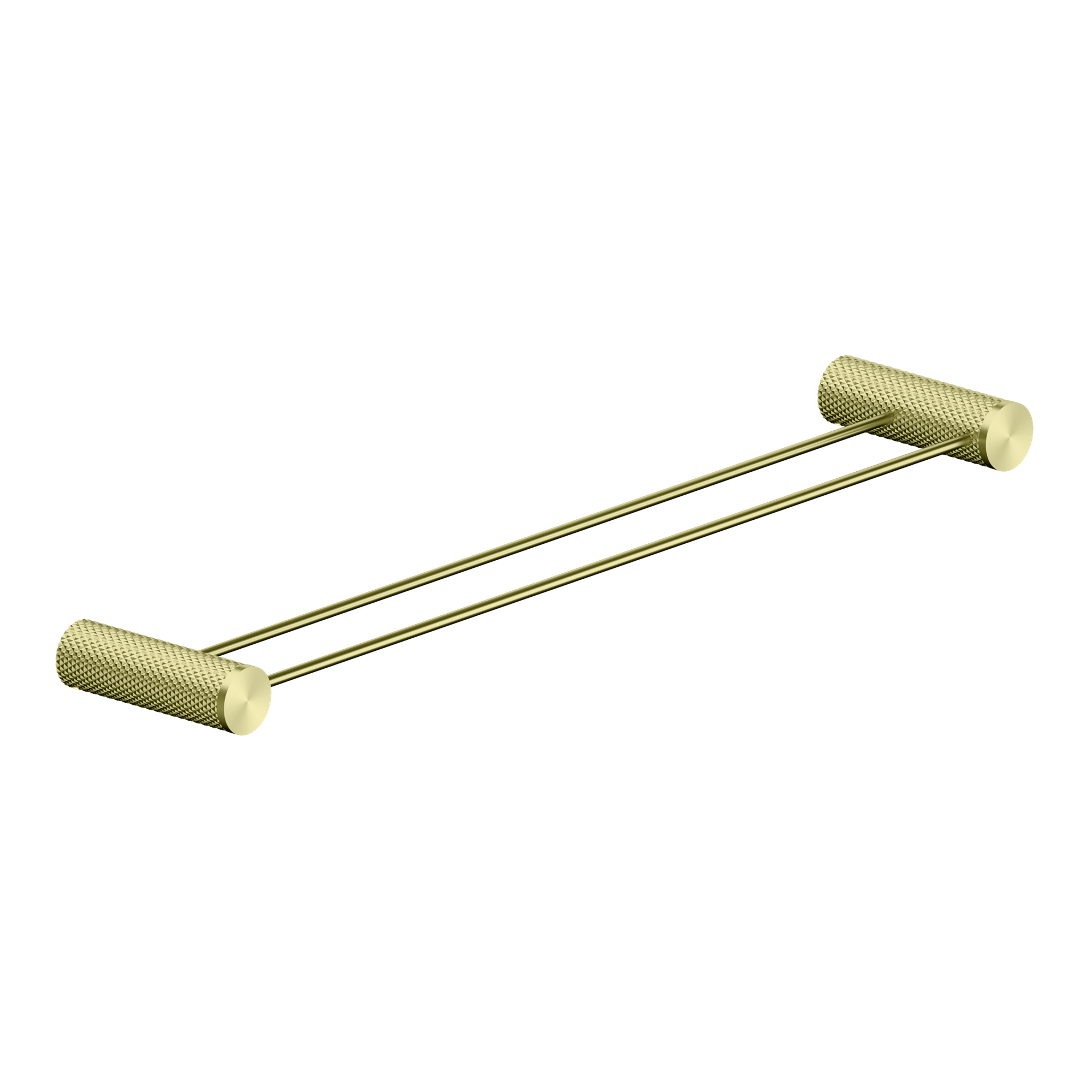 OPAL DOUBLE TOWEL RAIL 600/800MM BRUSHED GOLD