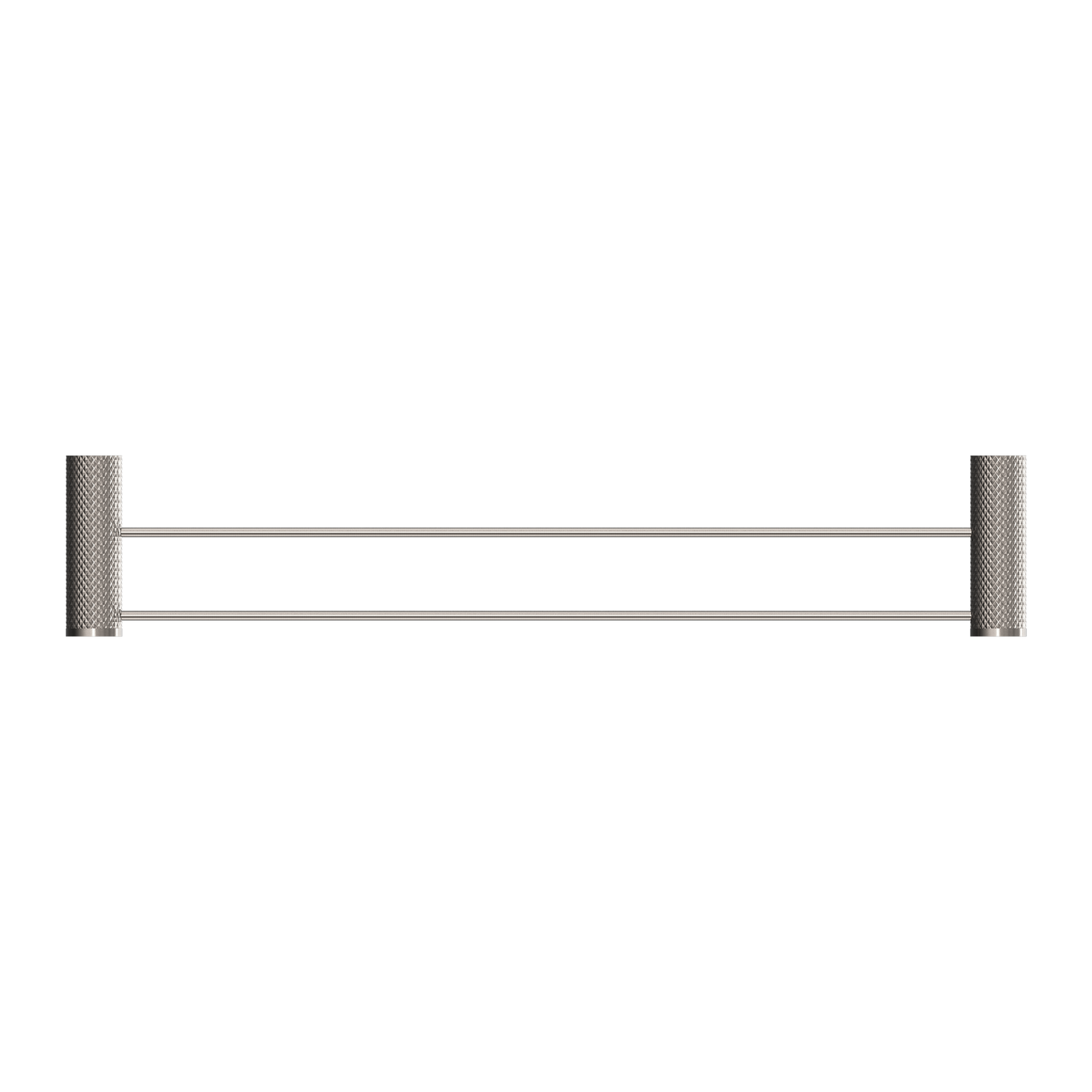 OPAL DOUBLE TOWEL RAIL 600/800MM BRUSHED NICKEL