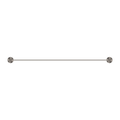 OPAL DOUBLE TOWEL RAIL 600/800MM BRUSHED NICKEL