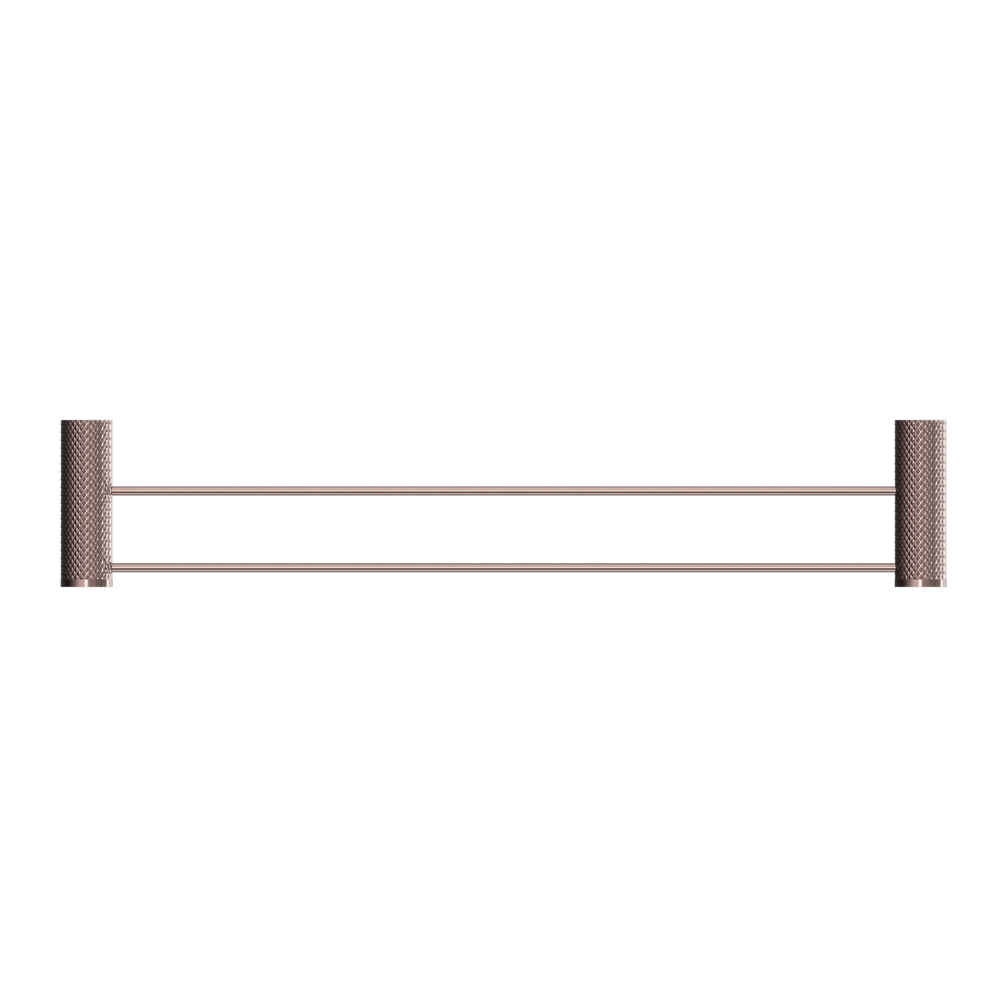 OPAL DOUBLE TOWEL RAIL 600/800MM BRUSHED BRONZE