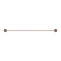 OPAL DOUBLE TOWEL RAIL 600/800MM BRUSHED BRONZE