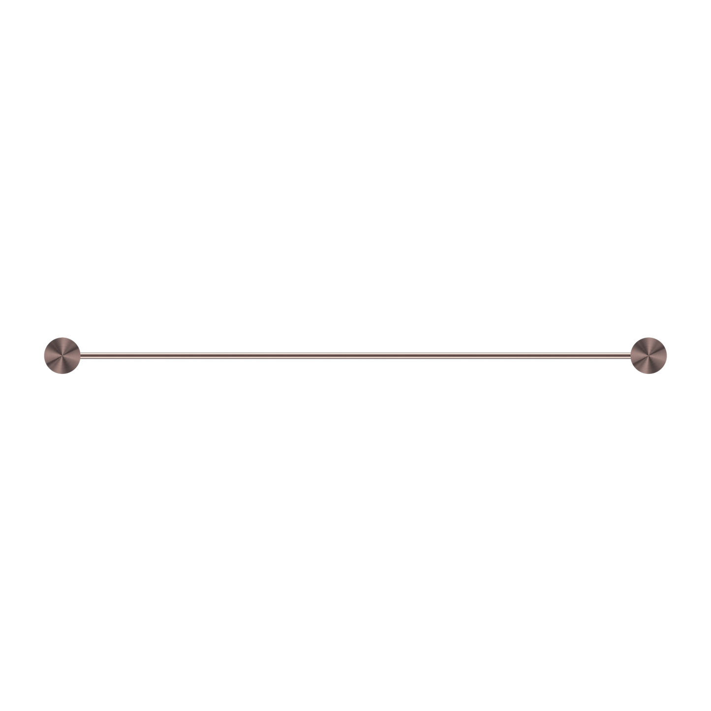 OPAL DOUBLE TOWEL RAIL 600/800MM BRUSHED BRONZE